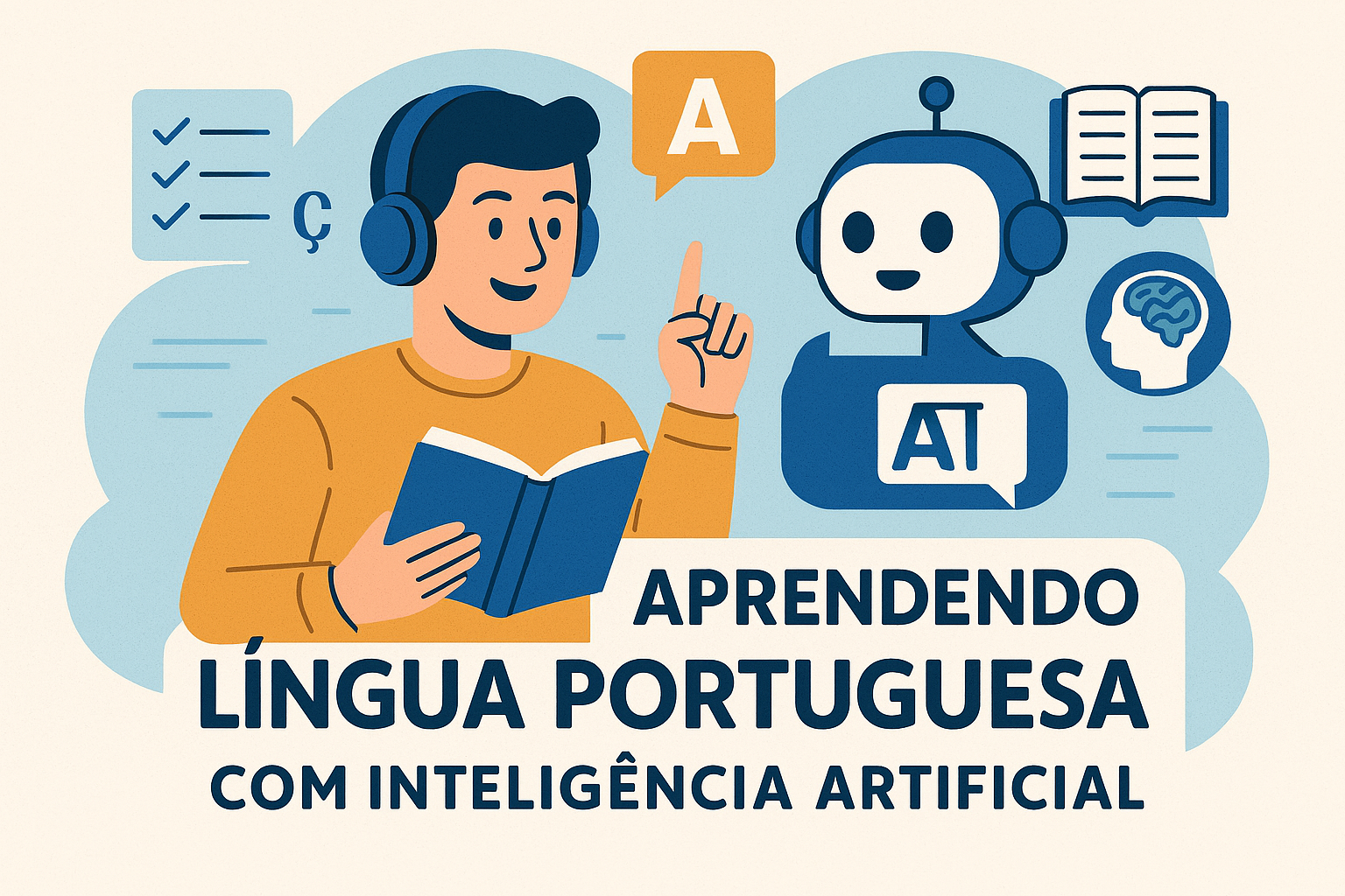 Aprendendo Língua Portuguesa com Inteligência Artificial